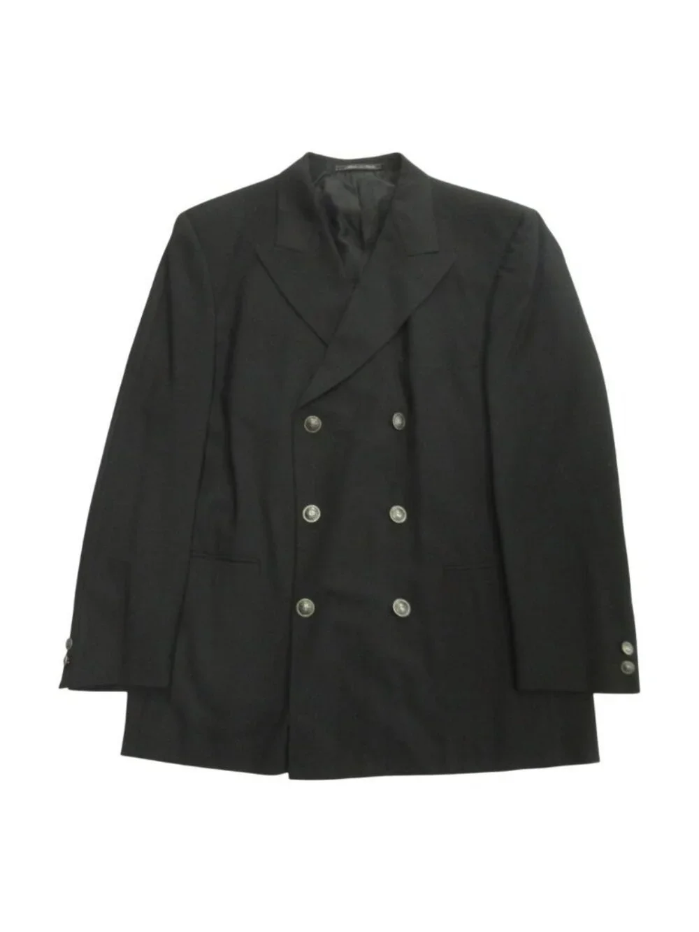 Versace black included button